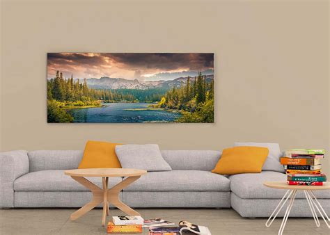 Wide wall art. .  ...