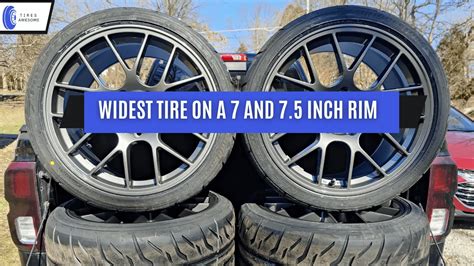 For 17 inch rims, the smallest tire size is a