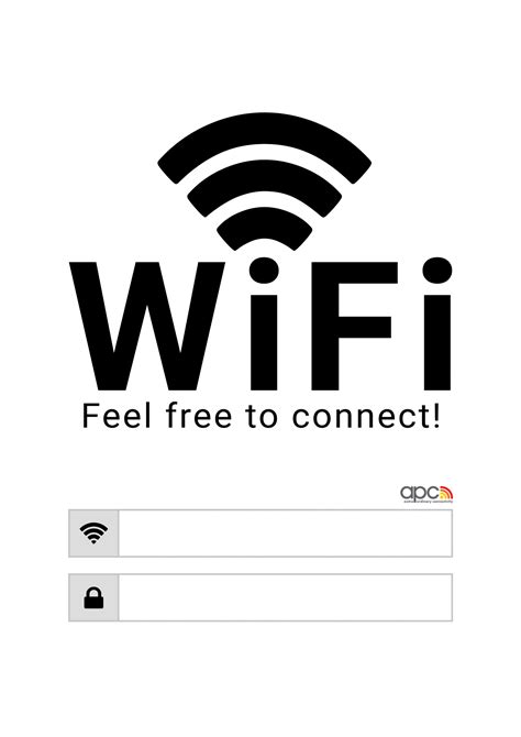 Wifi Sign Printable