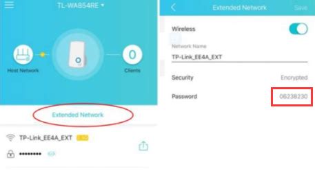 Wifi extender saying incorrect password.  When your TP-Link extender shows '...