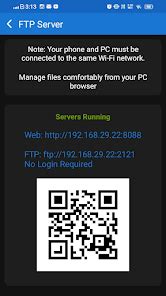 Wifi ftp server mobile to pc. .  In all the methods, your FTP server will run o...