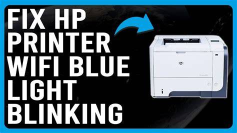 Wifi light blinking on hp printer.  Then, hold down both the WiFi butt...