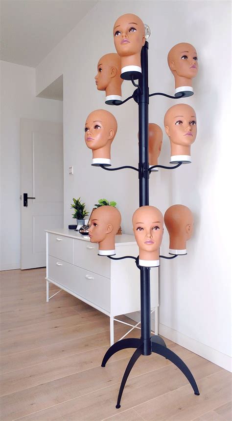 LIYATE Wig Stand 22 Inch Wig head, Wig Stand Tripod With Head, Wig Head  Stands, Mannequin