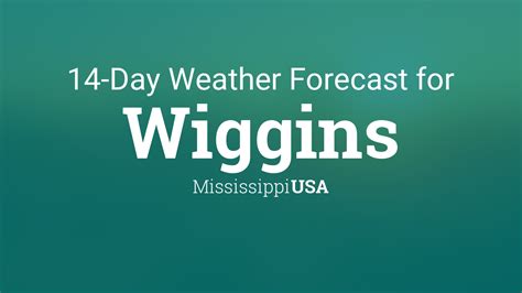 WIGGINS, MISSISSIPPI (MS) 39577 local weather forecast and current conditions, radar, satellite loops, severe weather warnings, long range forecast. WIGGINS, MS 39577 Weather Enter ZIP code or City, State. 