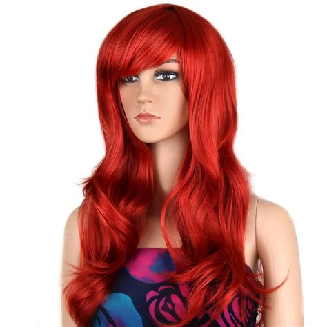 Wigs cosplay wigs. Rugelyss Long Blonde Wig with Bangs for Women Blond Wavy Synthetic Hair Wigs for Girls Cosplay Costume Halloween Party Daily Wear 3.0 out of 5 stars 1 1 offer from $20.99 