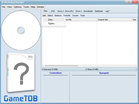 Wii backup manager for mac.  These are: converting between .  The complete an...