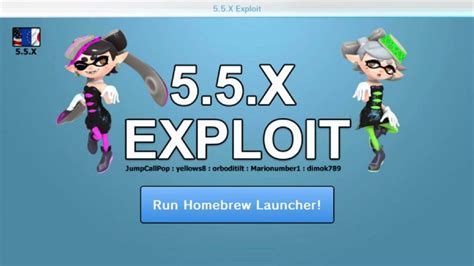 Wii u exploit.  This is a very safe procedure, and a relatively simple one at that.  P...