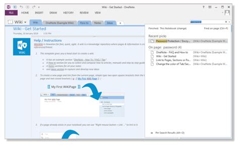 Wiki powered by OneNote Templates for OneNote by