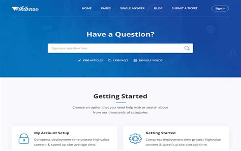 Wikibase Knowledge Base and Documentation HTML Website Template
