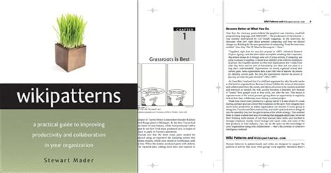 Wikipatterns Practical Guide to Improve Productivity & Collaboration