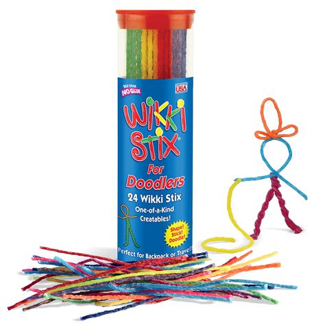 Wikki stix. Wikki Stix in various sizes, and colors... including Super Wikki Stix, Big Count Box, Triple Play Pak, and so much more! Skip to content 800-869-4554 | Email Us 