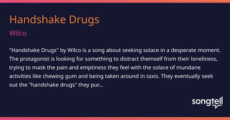 WilcoBase: SONG - Handshake Drugs