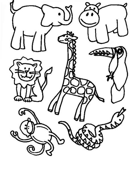 Wild Animals Coloring Pages
