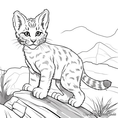 Forest Coloring Pages With Animals