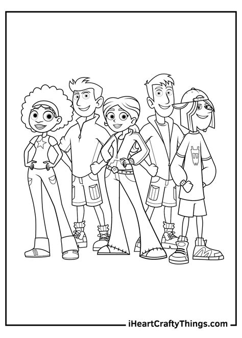 Wild Kratts Coloring Pages Free Printable MomJunction