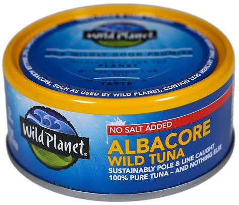 Wild Planet Albacore Wild Tuna, 3rd Party Mercury Tested, 5 …