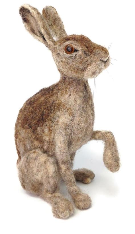 Wild Scottish Hare Needle Felting Craft Kit - es.ankorstore.com