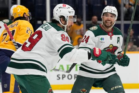 Wild announce Freddy Gaudreau contract extension during loss to Predators