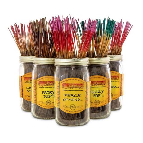 Wild berry incense. An enchanting citrus scent with notes of sicilian bergamot, sheer yuzu, coriander spice, silver birch, atlas cedar and white musk. Woods Sampler. $18.00. Get to know our Woods Fragrance Family. Our sampler pack includes 15 sticks each of these 4 fragrances; Evergreen, Sage & Santo™, Sandalwood, and Wizard™ (60 sticks total). 