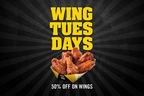 Wild buffalo wings tuesday. Start an Order. Enjoy all Buffalo Wild Wings to you has to offer when you order delivery or pick it up yourself or stop by a location near you. Buffalo Wild Wings to you is the ultimate place to get together with your friends, watch sports, drink beer, and eat wings. 