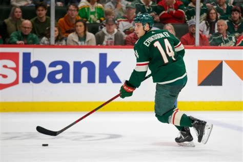 Wild center Joel Eriksson Ek out for Game 4. Beyond that, who knows?