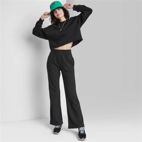 Amazon.com: Wild Fable Women's High-Rise Slim Fit French Terry Jogger Pants - (Black, Small) : Clothing, Shoes & Jewelry. 
