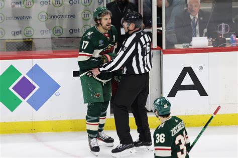 Wild fall to Stars in Game 4, Marcus Foligno blasts officiating postgame