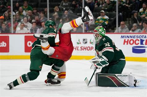 Wild rally from goal down in third period, beat Flames in shootout