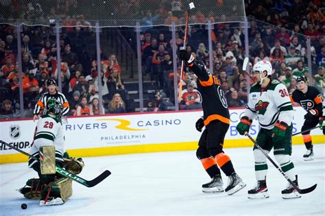 Wild recover from slow start but lose to Flyers, 5-4, after shootout