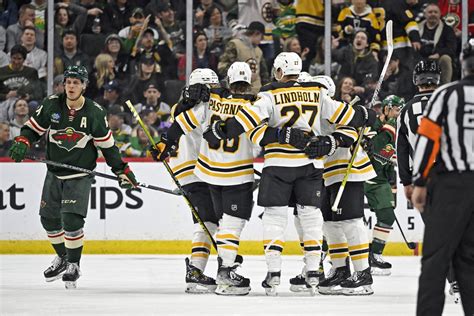 Wild snap franchise-best point streak with loss to Bruins