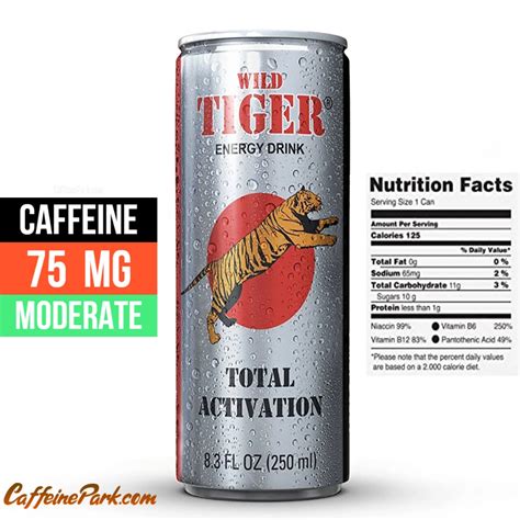 Wild tiger energy drink. In the wild, tigers can eat up to one hundred pounds at once and take many days to recover. They usually consume 10-25 lbs of prey per day (4-7% body weight) which is 2/3 their total daily energy needs! How much do tigers eat a year? ... A tiger drinks about 10-15 liters of water a day. 