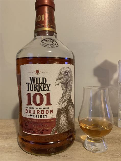 Wild turkey 101 review. Exploring more budget friendly options! Proof: 101 Mashbill: 75% Corn, 13% Rye, 12% Malted Barley Nose: Light oak, caramel, and vanilla Palate: Caramel, brown sugar, light oak Finish: Some pleasant spice, oak, pepper, even corn seems present Thoughts: The word that comes to mind when I have a pour of this is "classic". It … 