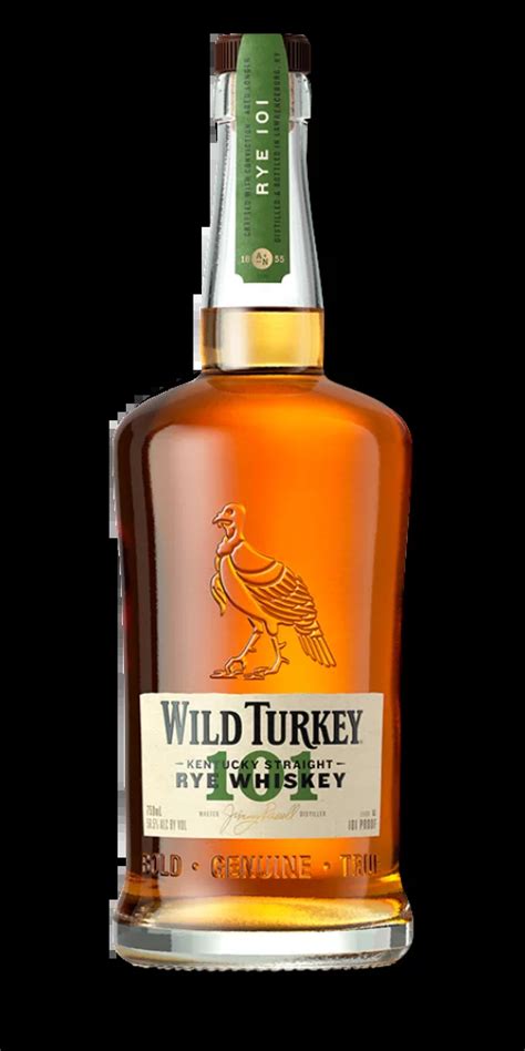 Wild turkey 101 rye. Wild Turkey 101 Rye is a rye whiskey from Kentucky. The name comes from the 101 proof which means 50,5% alcohol by volume level. Wild Turkey brand also has 81 proof version but for my experienced palate this 101 proof rye of course sounds better. Aged in charred new oak barrels, 101 Rye has barely legal mash bill of … 