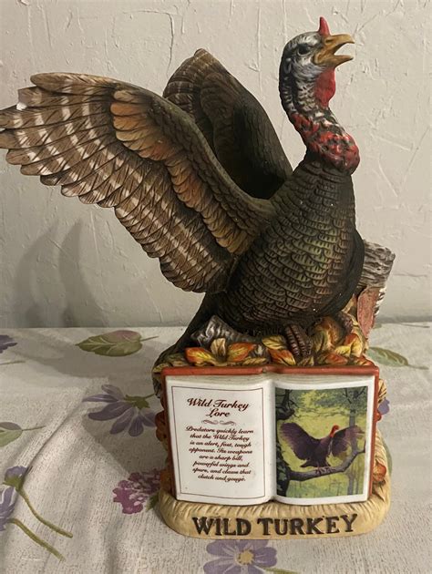 Wild Turkey whiskey decanters, series #1. Full series 8 of 8. Vintage from 1971-78. Mini version 50ml. 5 out of 5 stars (1) $ 549.00. FREE shipping Add to Favorites Wild turkey themed mini wooden barrel 2 options 5 out of 5 stars (26) $ …. 