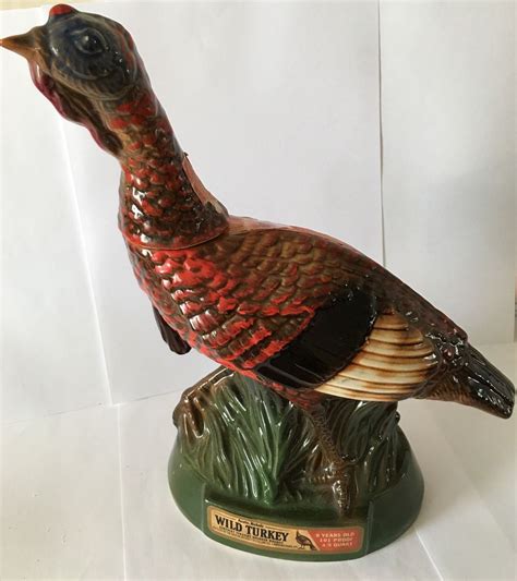 Wild turkey whiskey decanter. Austin Nichols Wild TurkeyBicentennial Spirit of 1976Whiskey Decanter #5Approx 12-1/2 InchesWe are offer a Spirt of '76 Bicentennial "Wild Turkey" decanter. This decanter is in very good condition, there are no observable chips, or weird stains. 