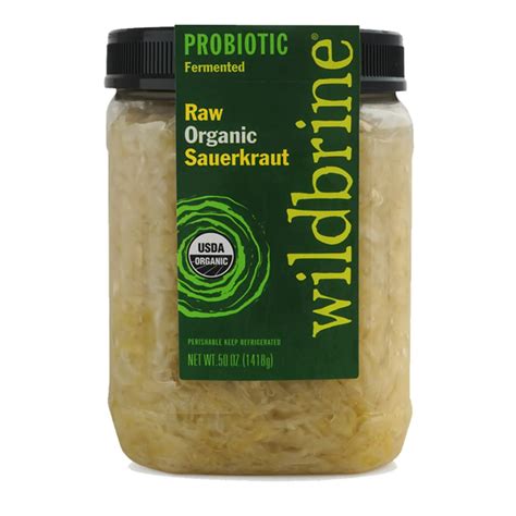 Wildbrine - Wildbrine Organic Caraway Apple Sauerkraut, 18 Ounce -- 6 per case. Brand: Wildbrine. 5.0 5.0 out of 5 stars 1 rating. Climate Pledge Friendly . $97.85 $ 97. 85 ($16.31 $16.31 / Ounce) Purchase options and add-ons . Diet type. USDA Organic. Product details. Package Information: Jar: Number of Pieces: 6: Specialty: