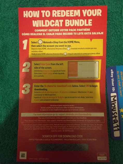 Wildcat codes for sale. The Fortnite Wildcat skin bundle is really a Nintendo Switch exclusive. If you currently own a Nintendo Switch, we can offer you the code and instructions on the best way to redeem it manually. If you may not have one, we could deliver this for you personally using our Switch systems.Among the rarest Fortnite skins, the Wildcat Bundle was ... 