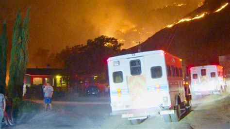 Wildfire erupts overnight, prompting evacuations in Lebec area of Kern County