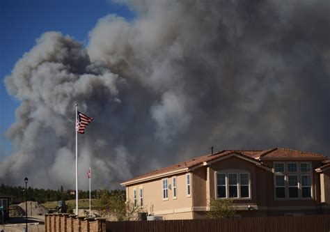 Wildfire evacuations lifted for town northeast of Colorado Springs