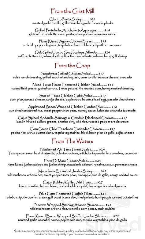 Wildfire georgetown menu. Things To Know About Wildfire georgetown menu. 