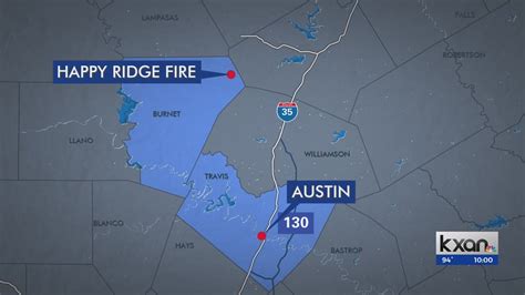 Wildfire in northeast Burnet County approximately 33 acres, 85% contained