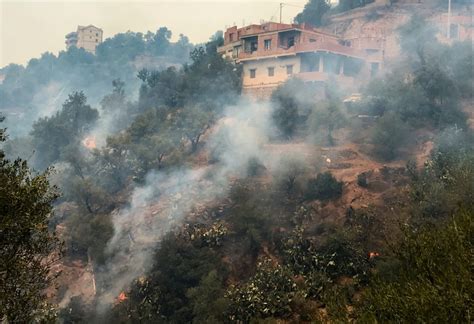 Wildfires across Algeria have killed 25 people, including 10 soldiers who were battling the flames