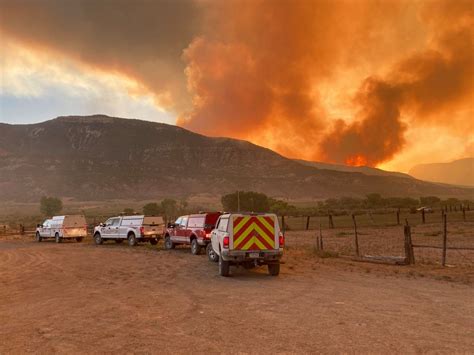 Wildfires burning on Colorado’s Western Slope have scorched more than 10,000 acres combined
