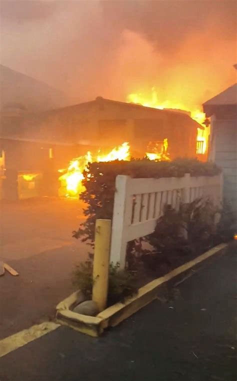 Wildfires take Maui by surprise, burning through a historic town and killing at least 6 people