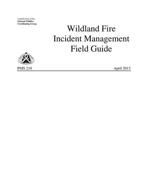 Wildland fire incident management field guide by nwcg. - Textbook of forensic odontology by jain.