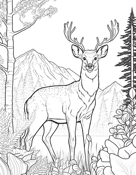 Wildlife Coloring Book
