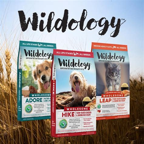 Wildology dog food. Wildology Leap Salmon & Rice Indoor Adult Dry Cat Food - 15 lbs. Write Review. $28.99. SKU 55640431 - Farm raised salmon, combined with brown rice and healthy grains, plus antioxidant-rich superfoods and probiotics, make this beloved recipe a cat-favorite. Now, there's no limit to the funny cat videos you can create with your kitty. 