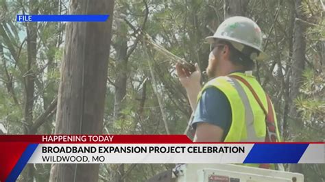 Wildwood, Missouri officials celebrating broadband expansion project today