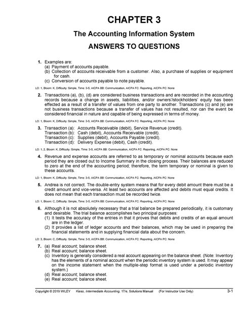 Wiley Plus Answers Accounting Principles Chap 3
