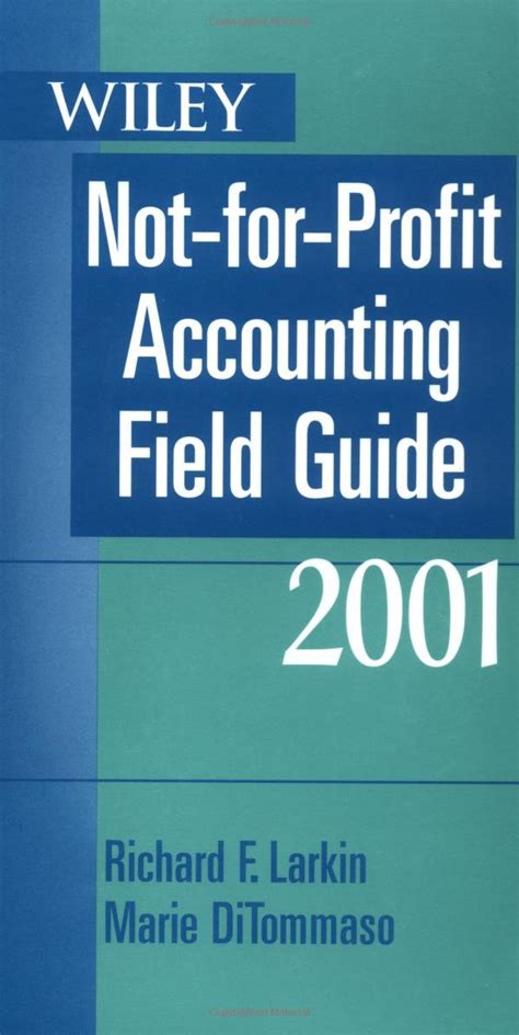 Wiley not for profit accounting field guide 2001. - Epson stylus pro 9600 technical manual.